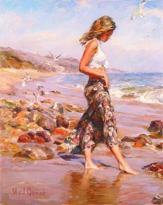 Toes in the Sand - Micael and Inessa Garmash